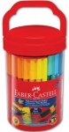 Faber-Castell Eğlenceli Keçeli Kalem Kovalı 50 Renk resim