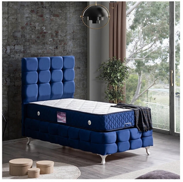 Setay Duke Lux Deluxe 90x200 Baza+Başlık+Yatak Seti