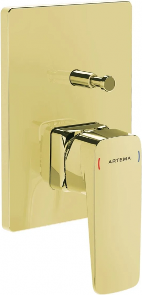 Artema Root Square Ankastre A4275223 Banyo Bataryası (Altın)