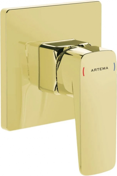 Artema Root Square Ankastre A4275123 Duş Bataryası (Altın)
