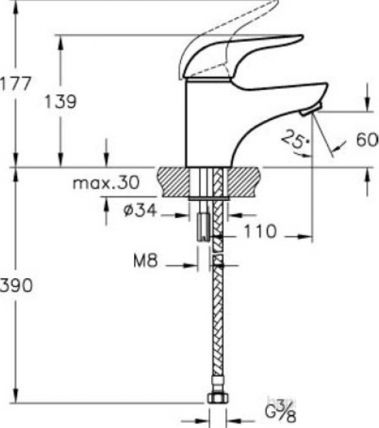 Artema Ares A41614 Lavabo Bataryası