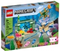 LEGO Minecraft 21180 The Guardian Battle resim