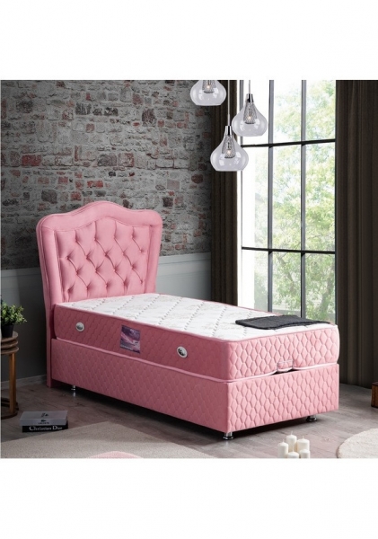 Setay Camelli 120x200 Baza+Başlık+Yatak Seti