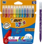 Bic Kids Kid Couleur Keçeli Boya Kalemi 12 Renk resim