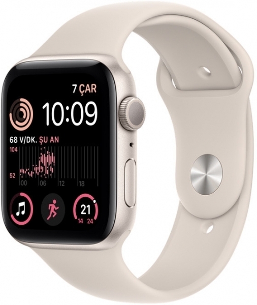 Apple Watch SE 2 (2022) 44mm Alüminyum Kasa ve Spor Kordon Akıllı Saat