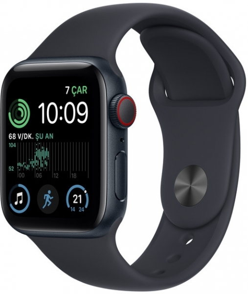 Apple Watch SE 2 (2022) Cellular 40mm Alüminyum Kasa ve Spor Kordon Akıllı Saat