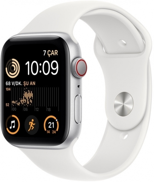 Apple Watch SE 2 (2022) Cellular 44mm Alüminyum Kasa ve Spor Kordon Akıllı Saat