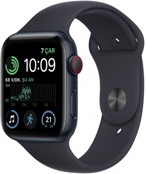 Apple Watch SE 2 (2022) Cellular 44mm Alüminyum Kasa ve Spor Kordon Akıllı Saat