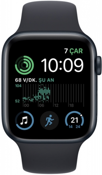 Apple Watch SE 2 (2022) Cellular 44mm Alüminyum Kasa ve Spor Kordon Akıllı Saat