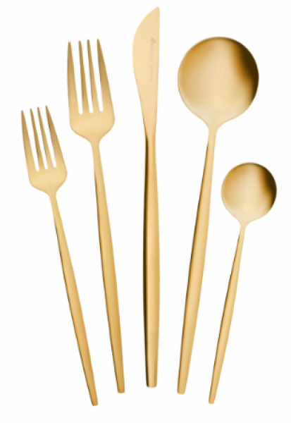 Karaca Orion Shiny Mat Gold 30 Parça Çatal Kaşık Bıçak Takımı