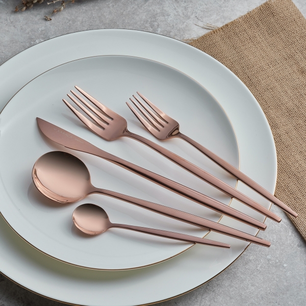 Karaca Orion Rosegold 30 Parça Çatal Kaşık Bıçak Takımı