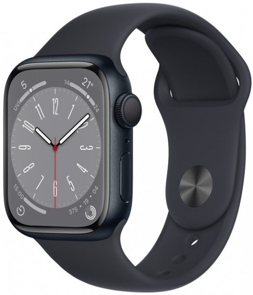 Apple Watch Series 8 41mm Alüminyum Kasa ve Spor Kordon Akıllı Saat