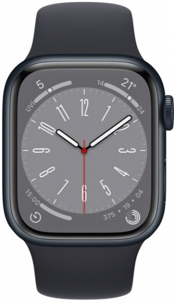 Apple Watch Series 8 41mm Alüminyum Kasa ve Spor Kordon Akıllı Saat