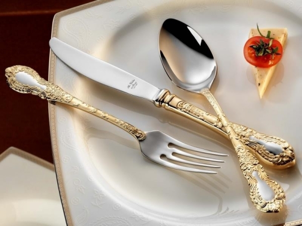 Aryıldız Çırağan Prestige Plus Gold 89 Parça Çatal Kaşık Bıçak Takımı