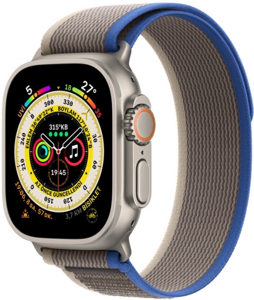 Apple Watch Ultra Titanyum Kasa ve Trail Loop Akıllı Saat