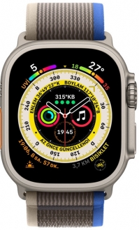 Apple Watch Ultra Titanyum Kasa ve Trail Loop Akıllı Saat