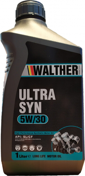 Walther Ultra SYN 5W-30 SL/CF Motor Yağı (1 litre)