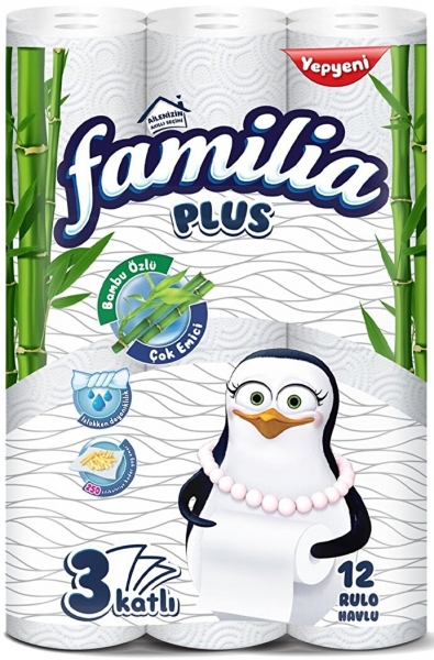 Familia Plus Bambu Kağıt Havlu 12 Rulo