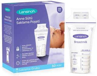 Lansinoh Anne Sütü Saklama Poşeti 50 Adet