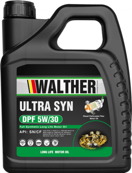 Walther Ultra SYN DPF 5W-30 SN/CF Motor Yağı (7 litre)
