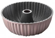 Emsan Griss Hardstone Golden Pink Döküm Kek Kalıbı 24 cm resim