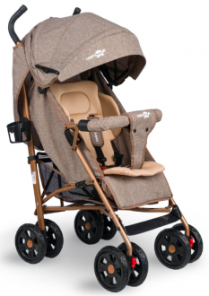 Comfymax Wood Brown Tam Yatar Baston 8298 Bebek Arabası