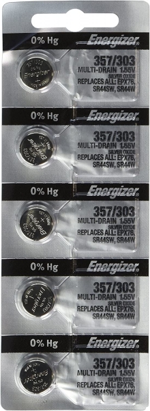 Energizer 357/303 SR44 Düğme Pil