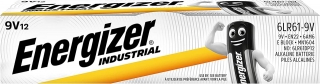 Energizer Industrial 9V 6LR61 EN22 12'li Dikdörtgen Pil