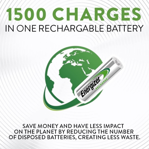 Energizer Recharge D Power Plus 2500 mAh 2'li Büyük Boy Pil