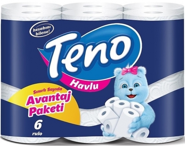 Teno Avantaj Paketi Kağıt Havlu 6 Rulo