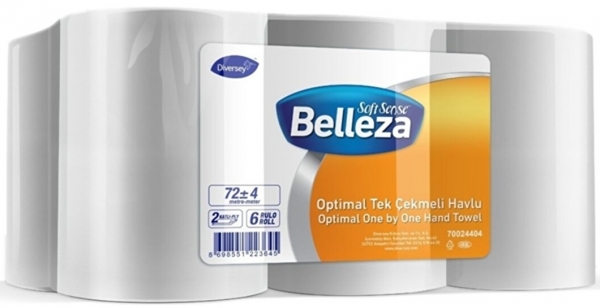 Belleza Optimal Tek Çekmeli Kağıt Havlu 6 Rulo