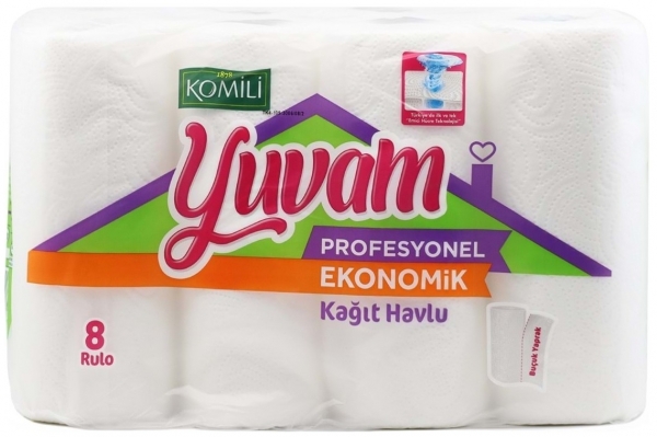 Komili Yuvam Kağıt Havlu 8 Rulo