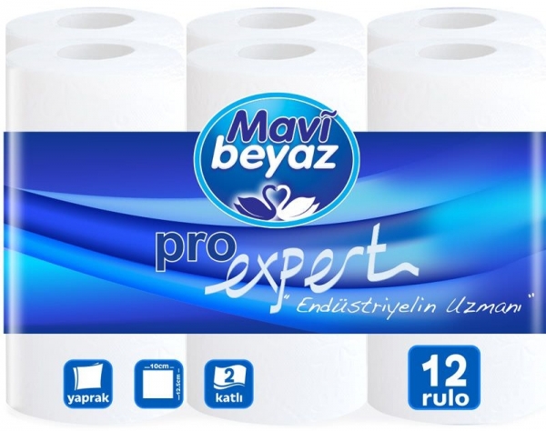 Mavi Beyaz Proexpert Kağıt Havlu 12 Rulo