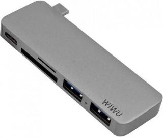 Wiwu T6 Type-C to USB 3.0 SD MicroSD Type-C Dönüştürücü