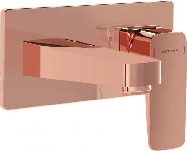 Artema Root Square Ankastre A4273826 Lavabo Bataryası (Bakır)