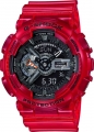 Casio G-Shock GA-110CR-4ADR Şeffaf Kırmızı / Siyah / Gri Kol Saati