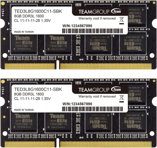 Team Group TED3L16G1600C11DC-S01 16 GB 1600 MT