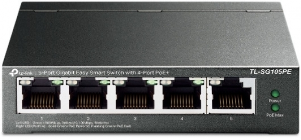 TP-Link TL-SG105PE Yönetilebilir Switch