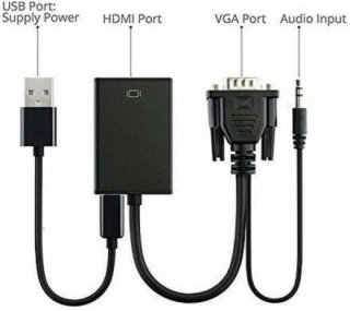 Alfais 4310 VGA to HDMI Dönüştürücü