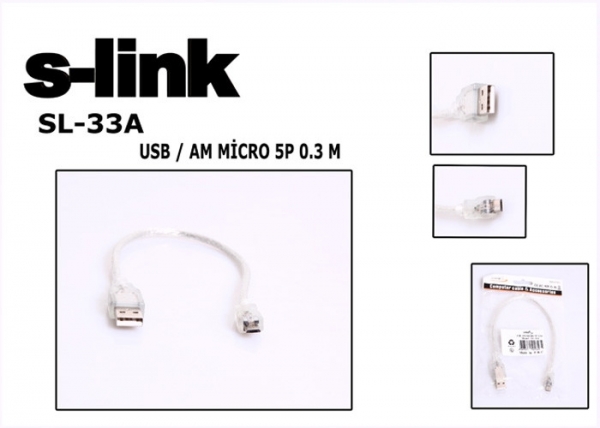 S-link SL-33A Şarj Kablosu