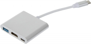 Alfais 4962 USB 3.1 Type-C to HDMI USB 3.0 Dönüştürücü