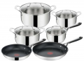 Tefal E314SA74 Jamie Oliver 10 Parça Tencere ve Tava Seti resim