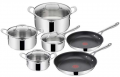 Tefal E304SA55 Jamie Oliver 10 Parça Tencere ve Tava Seti resim