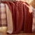 Karaca Home Woodland Kırmızı Cozy Throw Tv Battaniyesi 130x170 cm