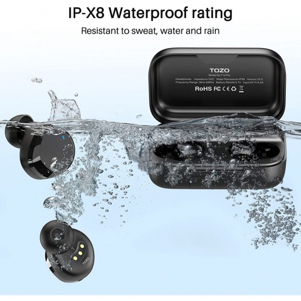 Tozo T12 Pro Tam Kablosuz Kulaklık