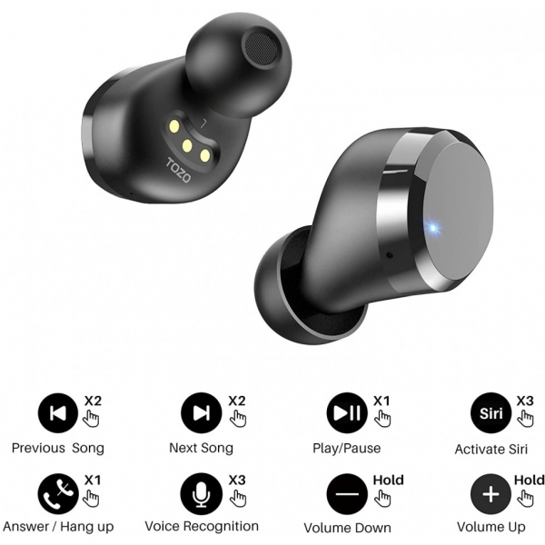 Tozo T12 Pro Tam Kablosuz Kulaklık