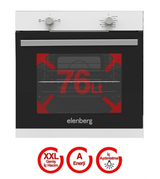 Elenberg ELB-604W Ankastre Fırın