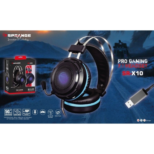 Sprange SR-X10 Kablolu Kulaklık