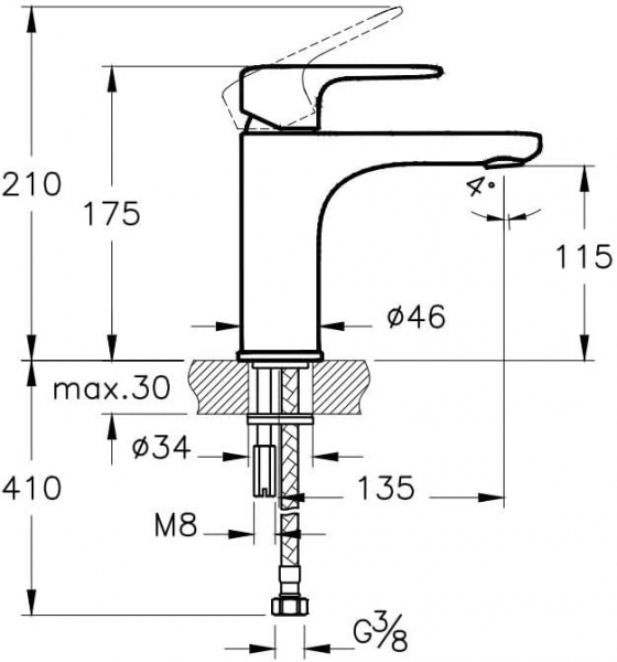 Artema Ovalis A42798 Lavabo Bataryası