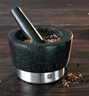 Zwilling Spices Granit Havan Siyah